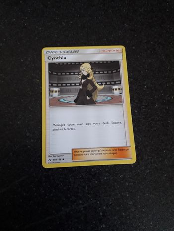 Cynthia carte Pokémon neuve