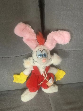 Peluche vintage  mini-sac Roger Rabbit 1987