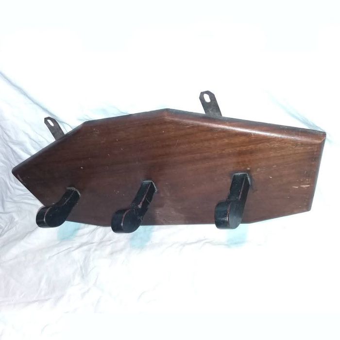 Grand porte-manteau en bois - photo numéro 5