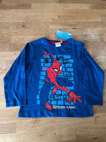 Tee shirt manche longue spiderman