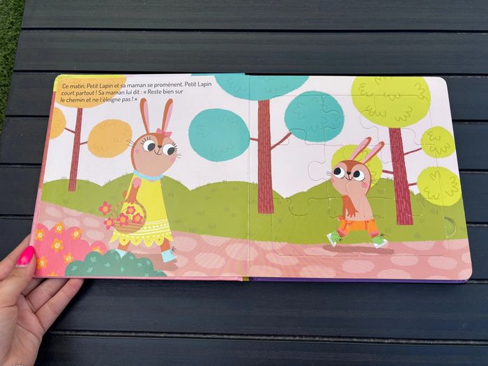 🌺Livre puzzle petit lapin cherche sa maman🌺 - photo numéro 3