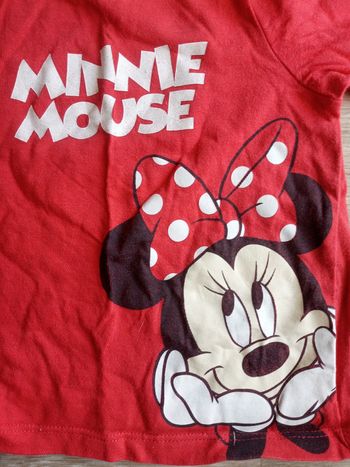 t shirt manches longues Minnie mouse 9 mois