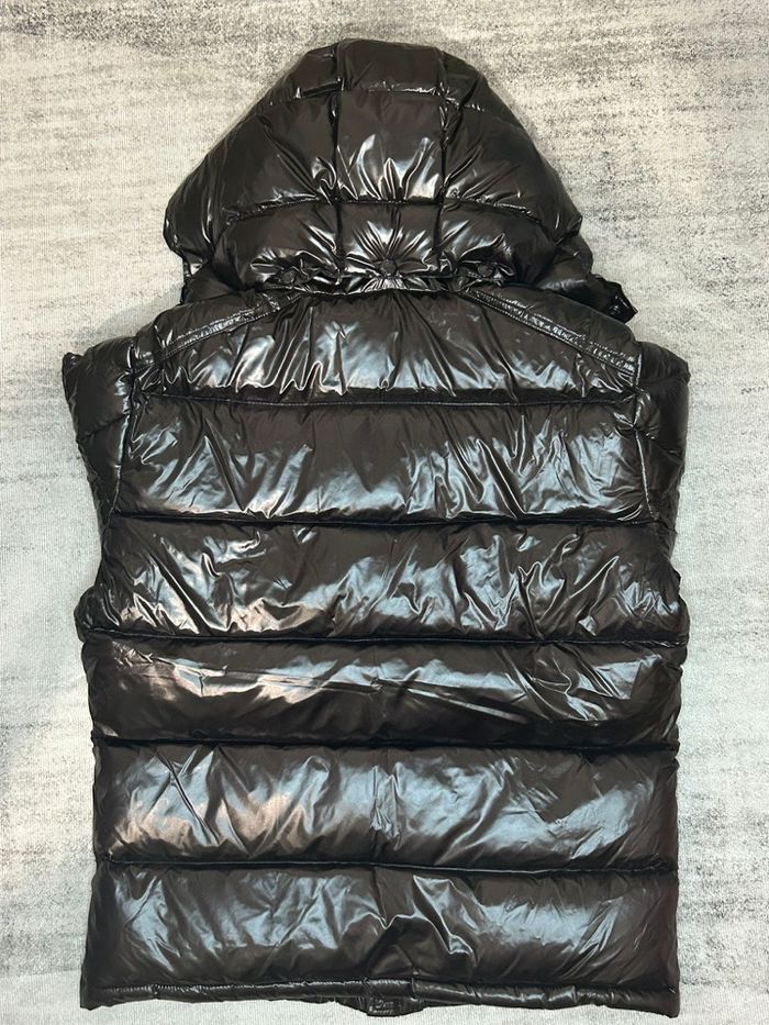 Doudoune Moncler Maya Noire Brillante - photo numéro 2