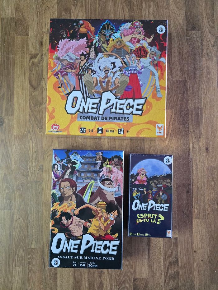 Lot 3  joués  de One Piece : Combat de Pirates neuf et emballé