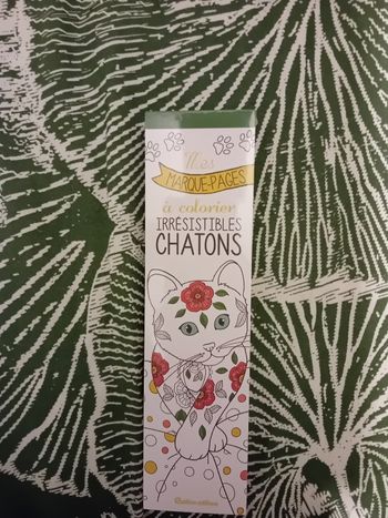 Marque page a colorier