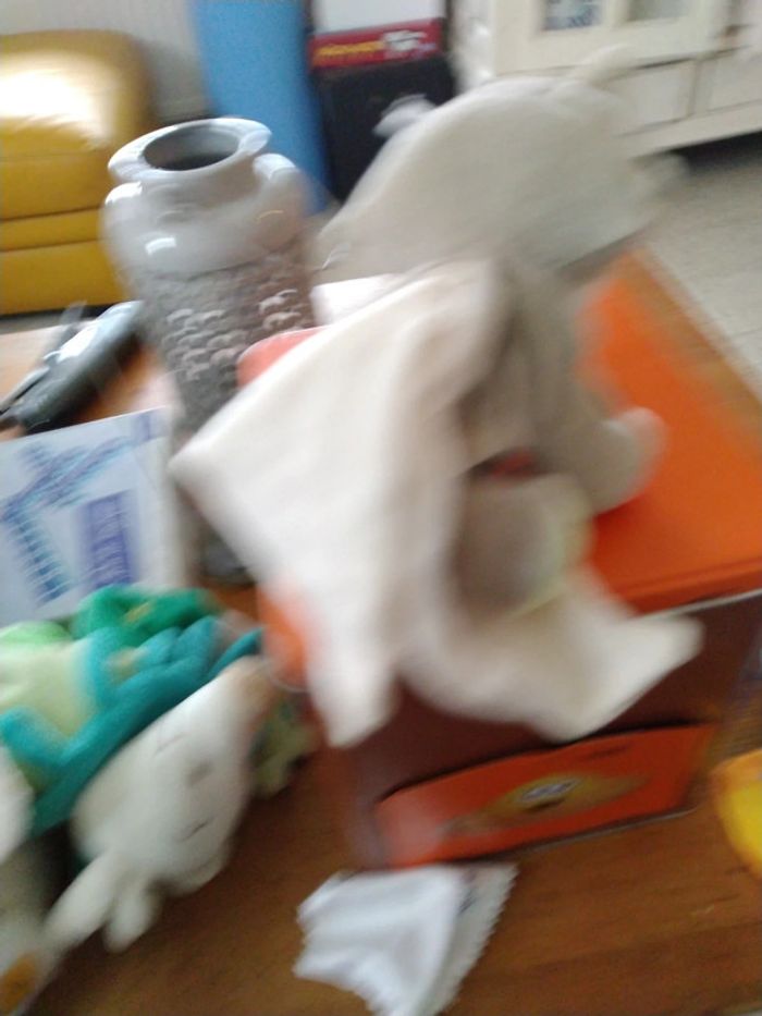 Peluche doudou chat - photo numéro 3