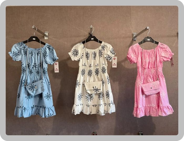Robe bleue à détails bleus - photo numéro 4