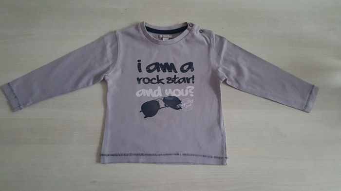 Haut gris Orchestra taille 2 ans