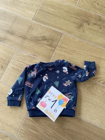 Pull Noël 12 mois In Extenso
