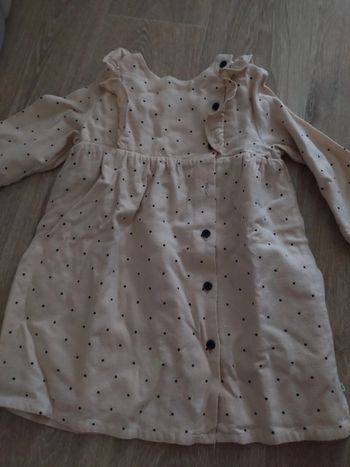 Robe d'hiver a pois Cadet Rousselle