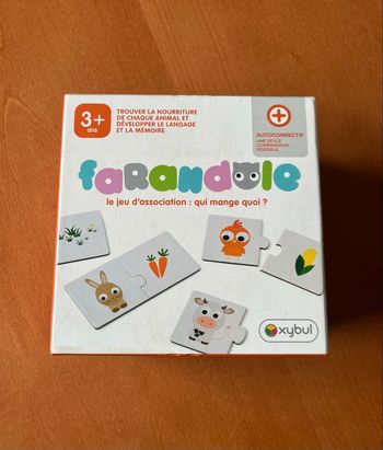 Jeu Farandole qui mange quoi ? Oxybul