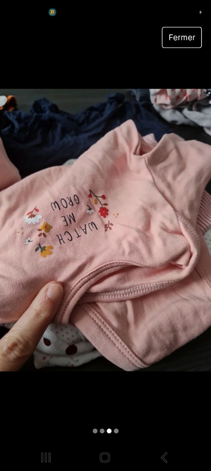 Lot vêtements filles taille 50 - photo numéro 2