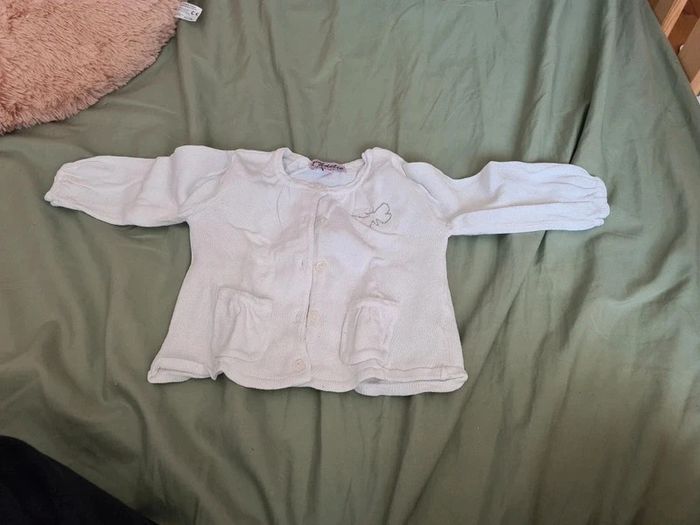Gilet coton blanc