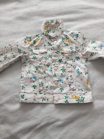 Veste en jean fleuri 6 ans h&m