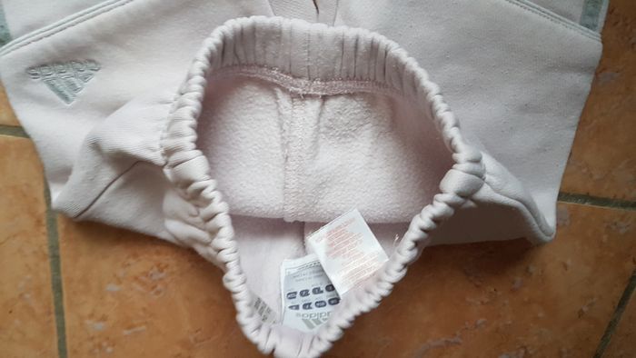 Pantalon de jogging Adidas bébé 12 mois rose pâle - photo numéro 4