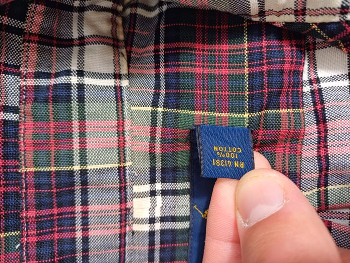 Chemise Ralph Laurent manche Longue / taille L / A carreaux / Très bon état - photo numéro 7