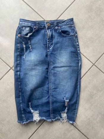 Jupe en jean femme taille 38