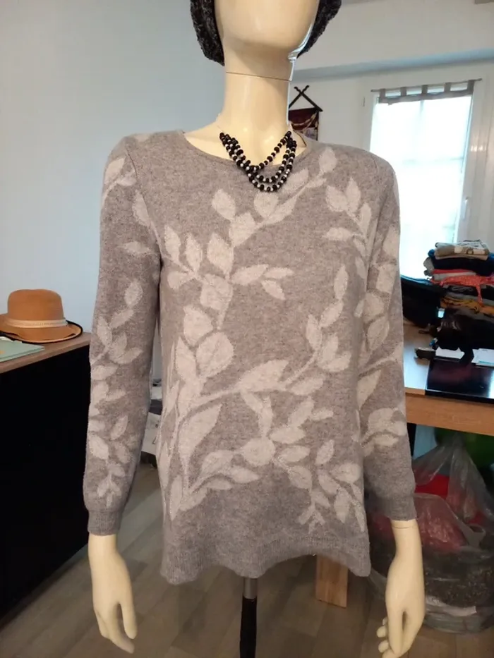 Pull gris femme T34/36 - photo numéro 10
