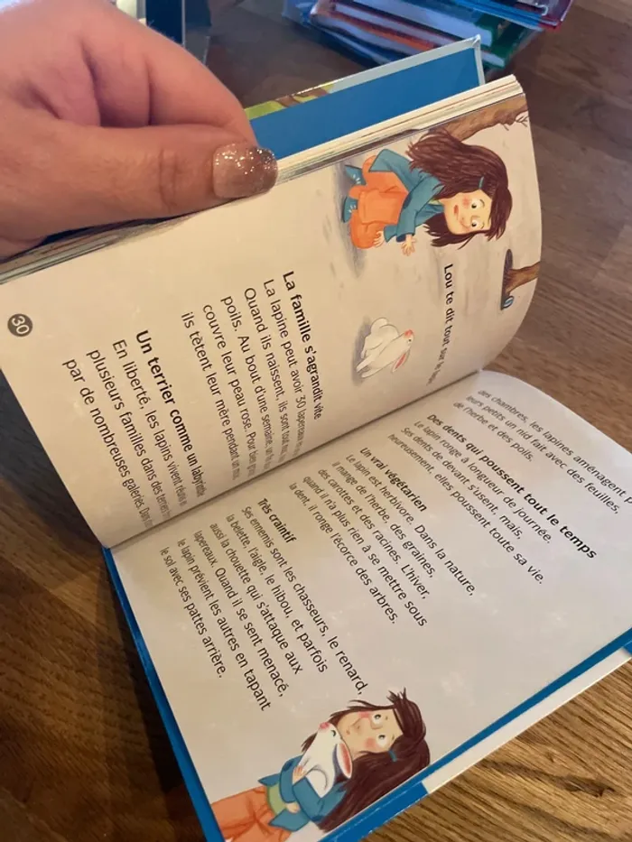 Livre premières lectures Les animaux de Lou Reviens Petit Lapin ! - photo numéro 8