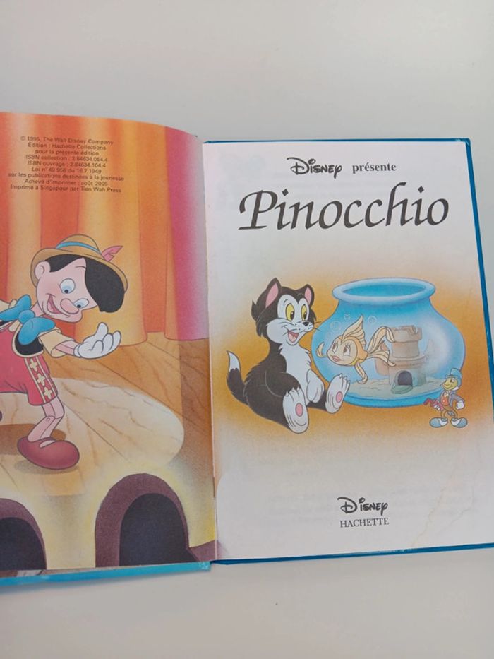 Livre Disney mickey club du livre Pinocchio (01) - photo numéro 4