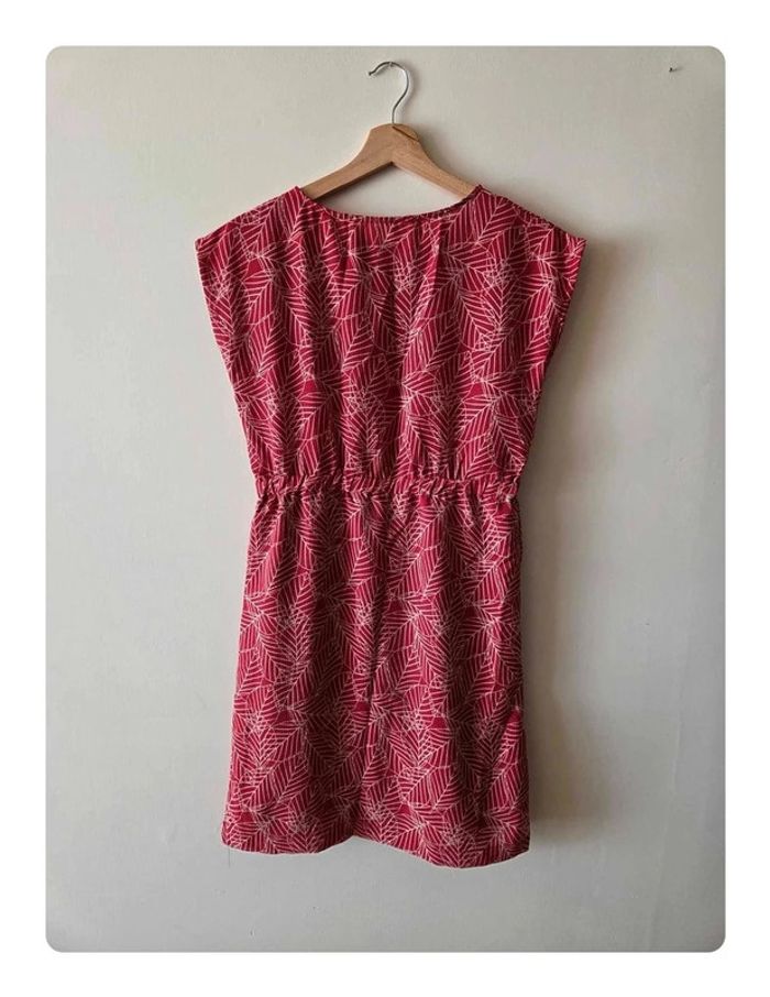 robe casual rouge et blanc taille M - photo numéro 2