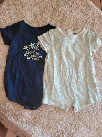 Lot de 2 conbishort enfants