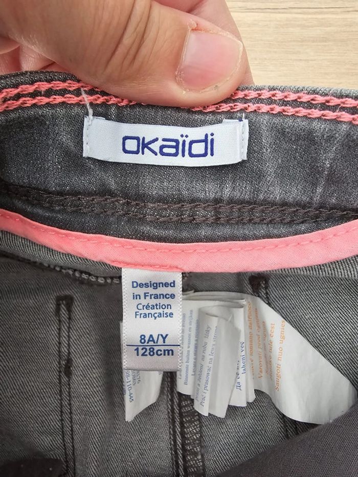 Jupe en jean okaidi 8 ans - photo numéro 4