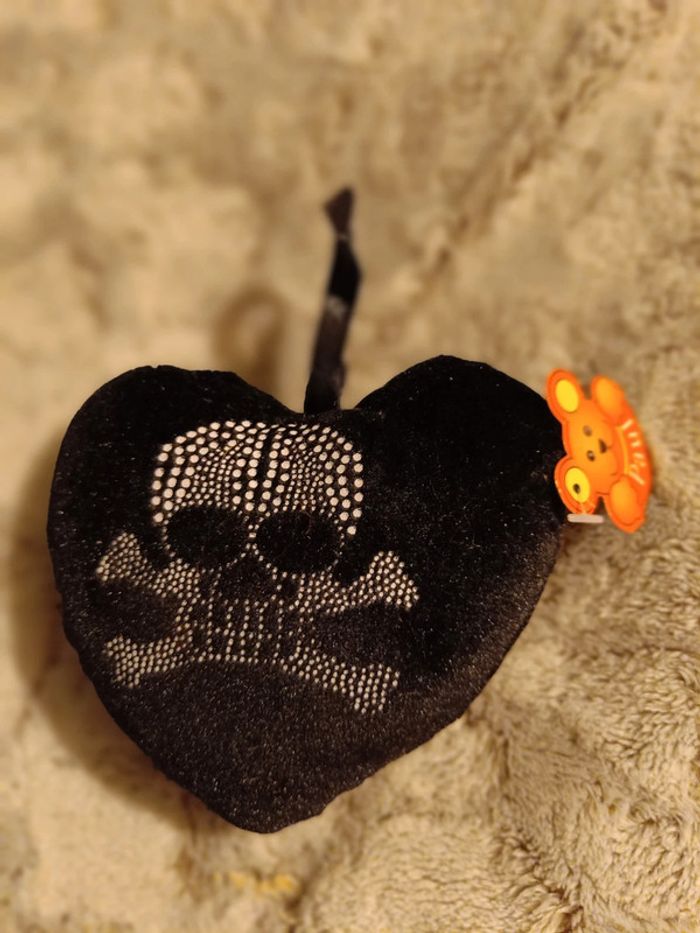 Coeur tête de mort à accrocher neuf idée cadeau