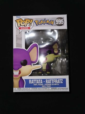Figurine Funko Pop / Rattata N°595 / Pokémon