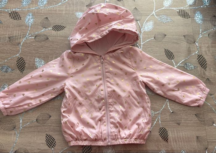 Veste rose à capuche
