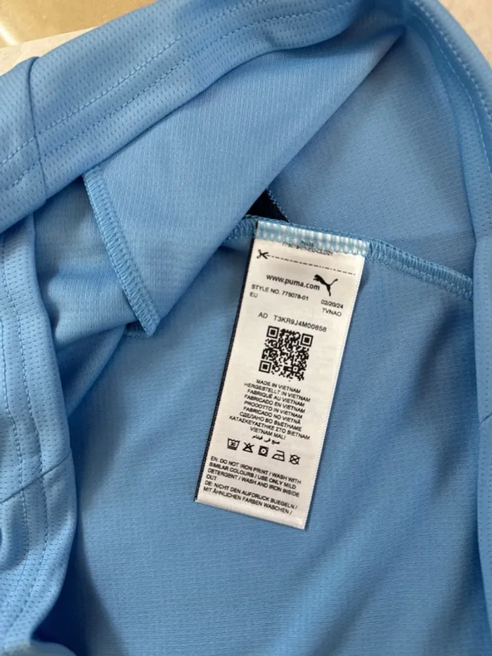 Maillot de foot Puma équipe Manchester City 2024/2025 taille 13/14 ans authentique neuf - photo numéro 13