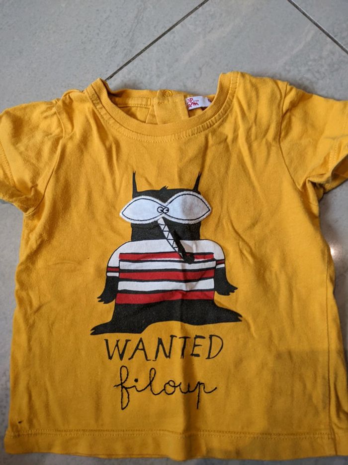 Tee shirt dpam 12 mois