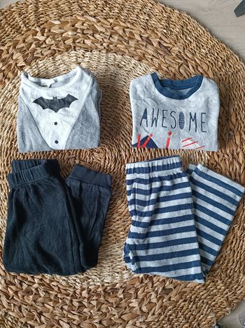 Lot de 2 pyjamas - 3 ans - enfant - Batman et Orchestra