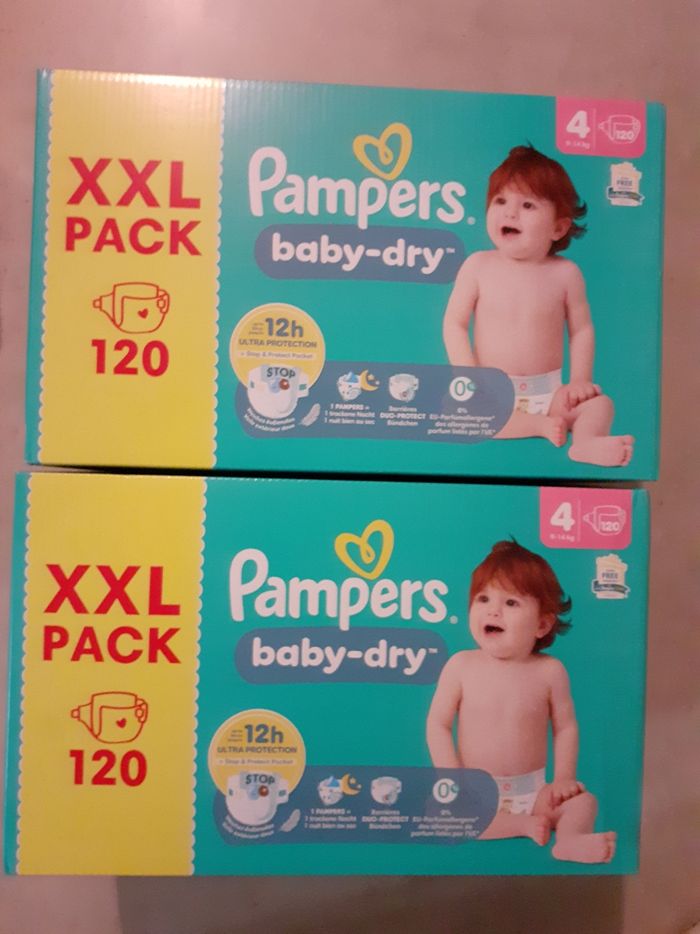 Couches Pampers baby/dry