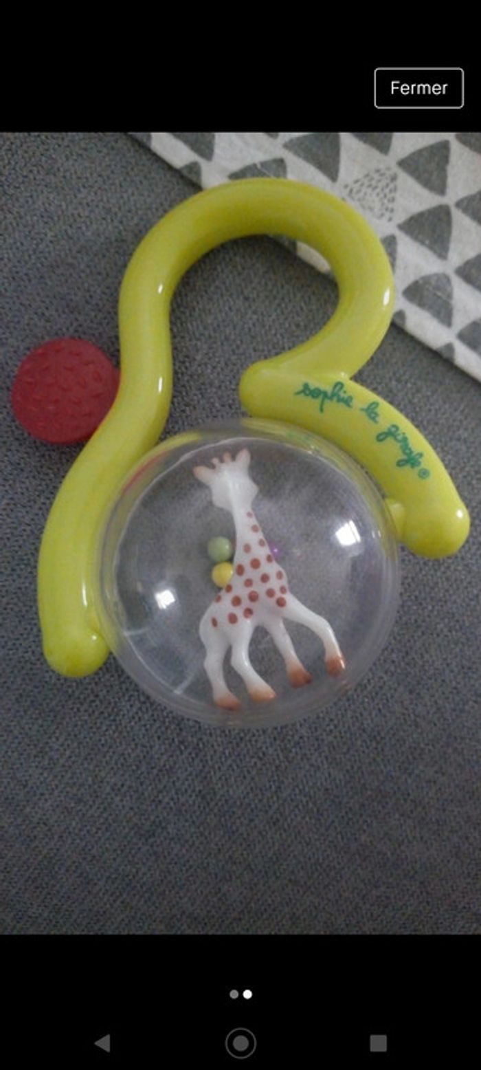 Hochet boule avec Sophie la girafe - photo numéro 2