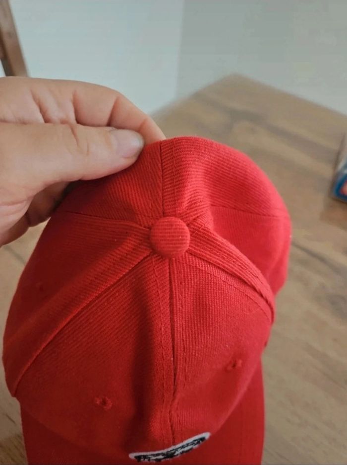 Casquette rouge homme ou femme t.u - photo numéro 8