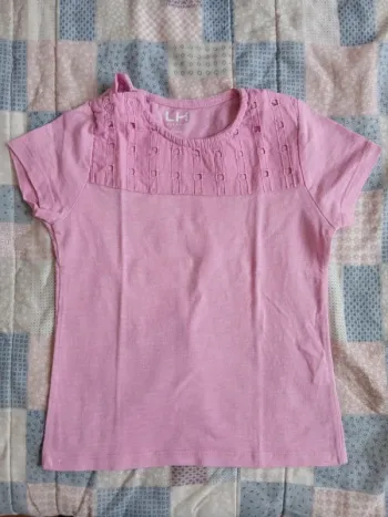 T-shirt rose 5 ans