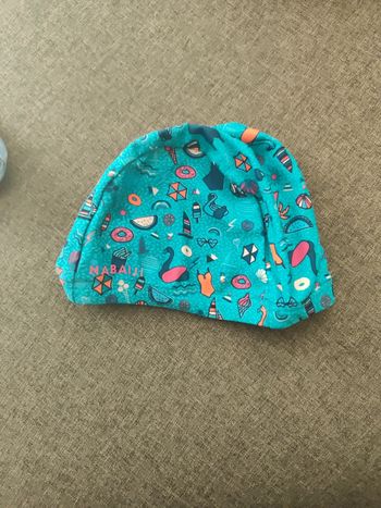 Bonnet de bain tissu nabaiji