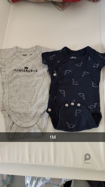2 body manches courtes