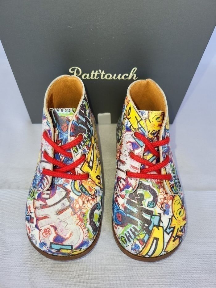 Chaussures derby mixte en cuir multicolore Point 19 Made in France 🇨🇵 - photo numéro 3