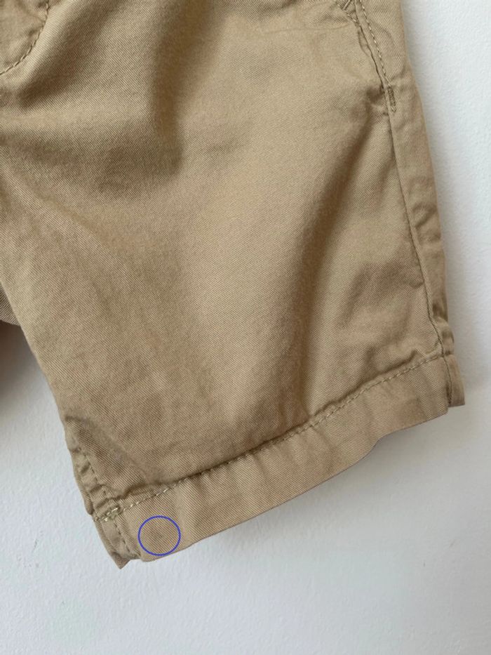 Short en toile de coton beige - H&M EUR 80cm - photo numéro 4