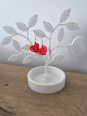 Boucles d'oreilles impression 3D 