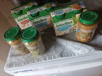 Bledina salé 6 mois + compote 6 mois