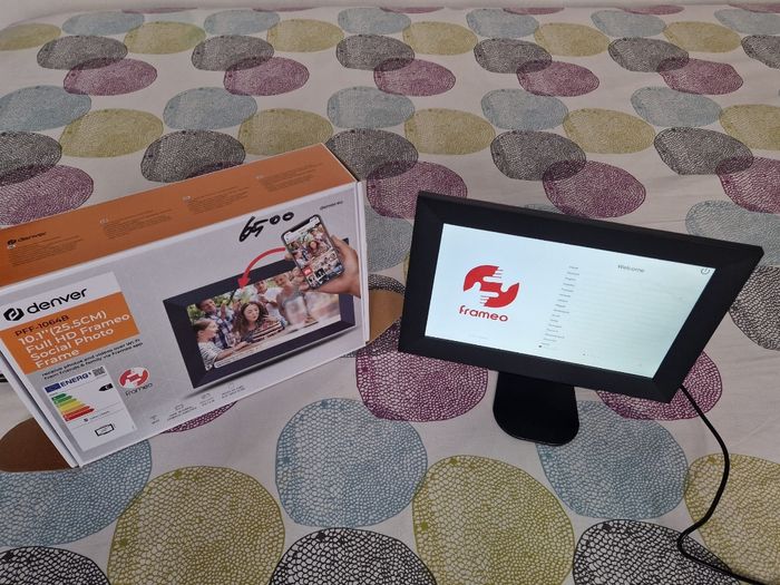 Cadre photo numérique Wi-Fi Denver 10.1" (Frameo) – Neuf - photo numéro 3
