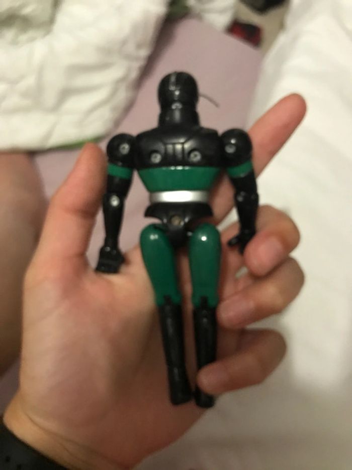 Figurine masque vert bandai saban - photo numéro 3