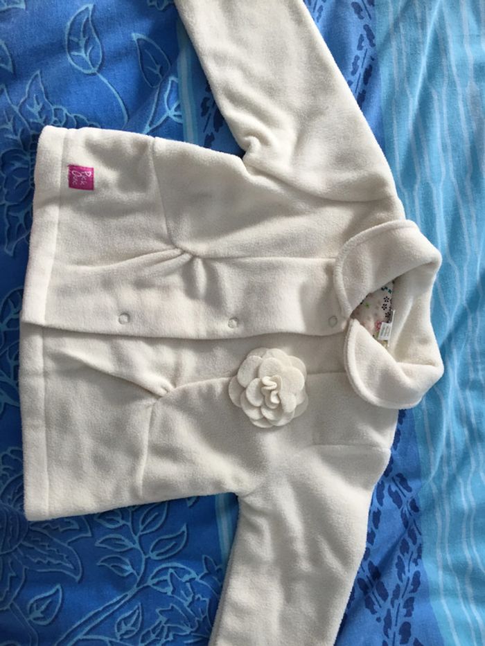 manteau blanc 12 mois