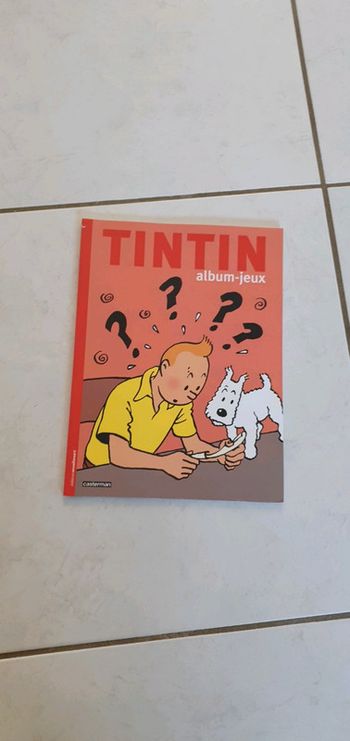 Album jeux Tintin Neuf Biblio