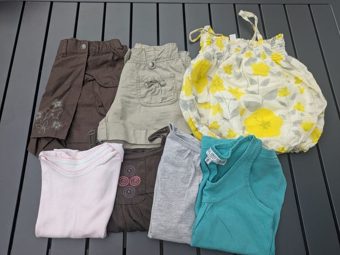 Lot 5 vêtements été fille 4 ans - photo numéro 4