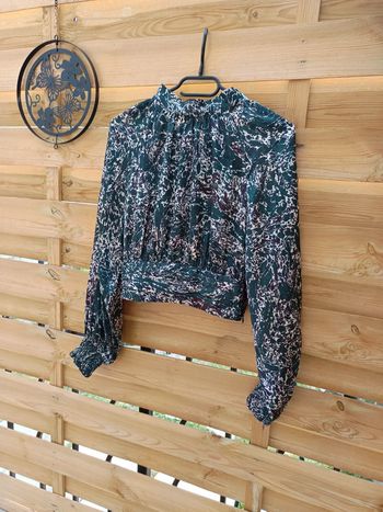 Blouse courte Zara taille S