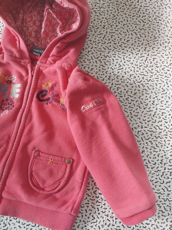 Veste à capuche bébé fille Creeks 18 mois - photo numéro 4